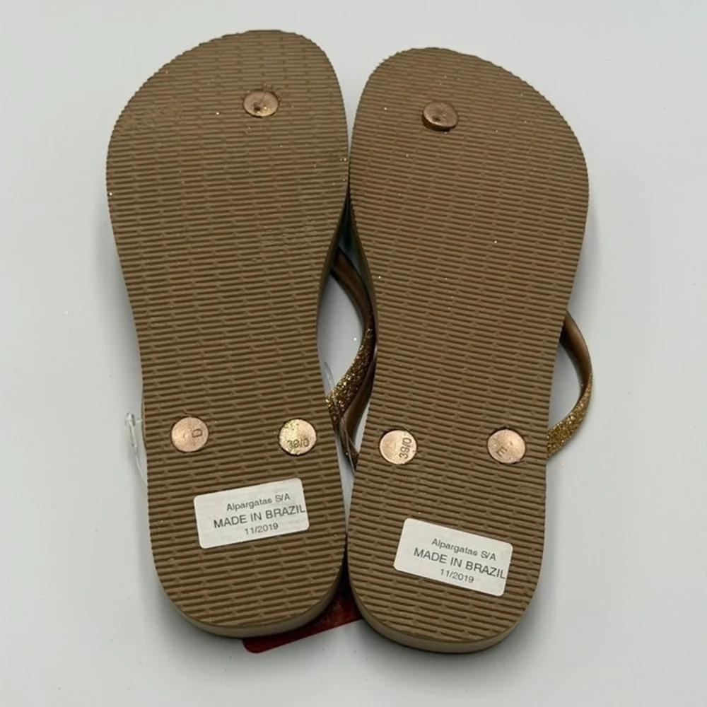 W's 9/10 | Havaianas Slim Glitter Flatform flip flops sandals | SLGL0029